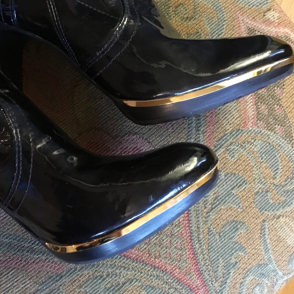 TORY BURCH ankle Patent Leather booties size 9 - Picture 3 of 8
